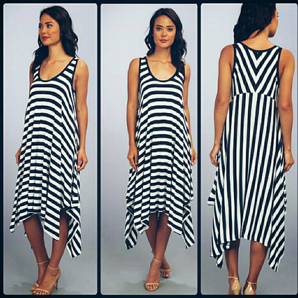 BCBGMAXAZRIA Mylene Hankerchief Dress