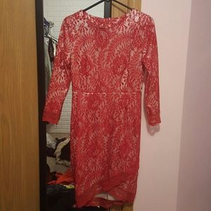 Red Lace Dress