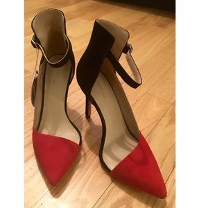 ZARA - NWT Womens suede colorblock stiletto