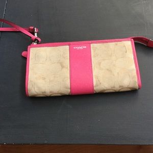 Coach wristlet/ wallet combo