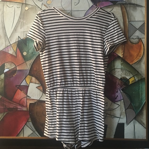 Striped romper