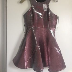 Metallic Short Dress