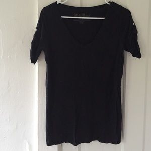 Black loose fitting t shirt