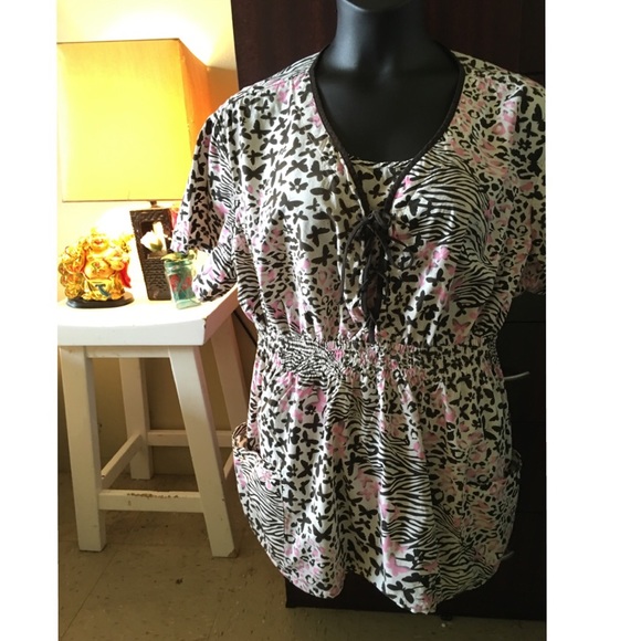 Skechers zebra print scrub - Picture 1 of 2
