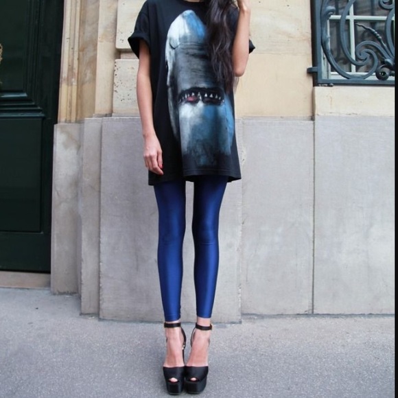 American Apparel Pants - 💙AMERICAN APPAREL💙Shiny High-Waist Legging