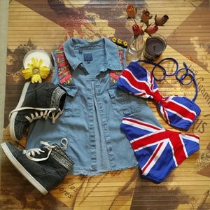 RESERVED! Bathing suit, vest,