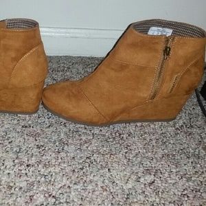 Suede booties