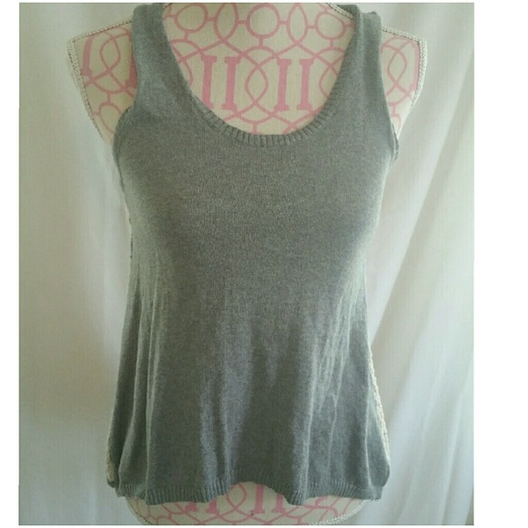 🎀VINTAGE  HAVANA HI LO CROCHET BACK TOP - Picture 2 of 3