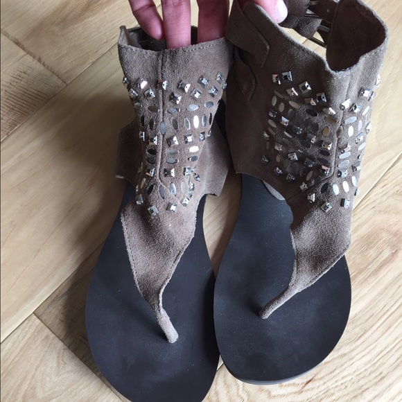 Steve Madden suede, gladiator sandals