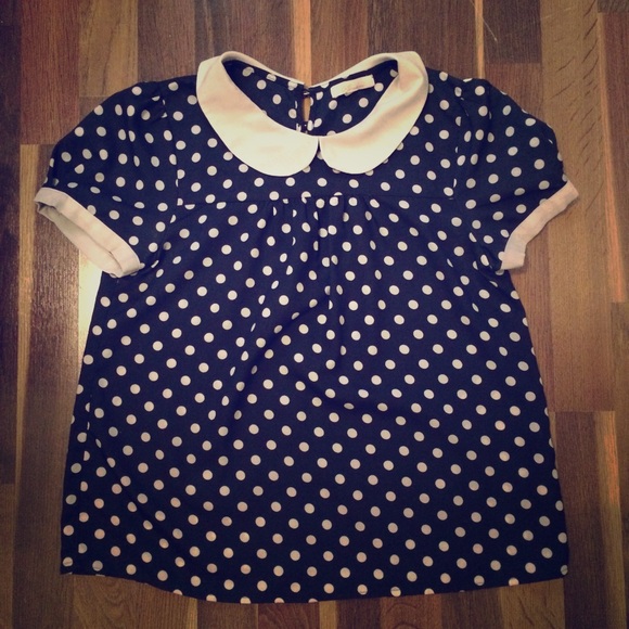 Monteau Polka Dotted Top