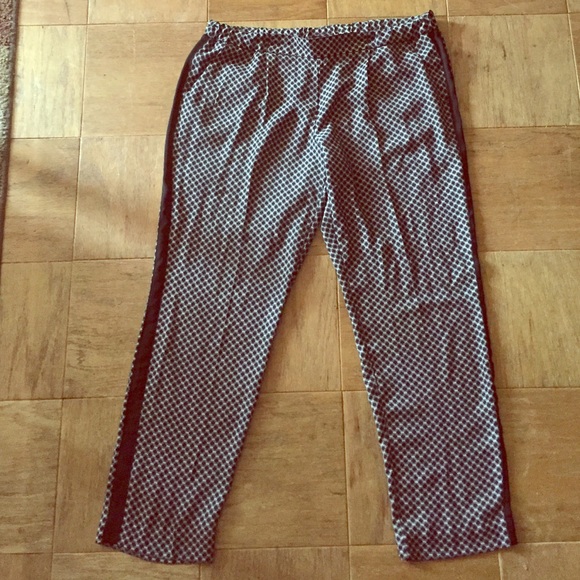 Black and white pants