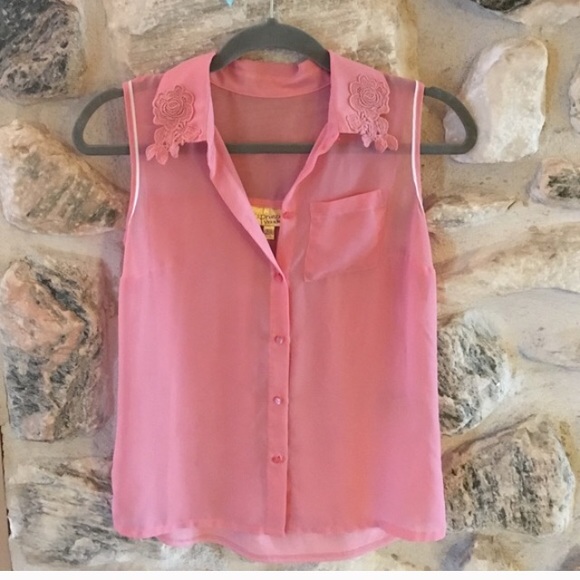 Princess Vera wang pink blouse - Picture 1 of 2