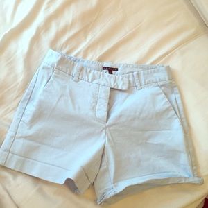 Baby blue theory cotton shorts