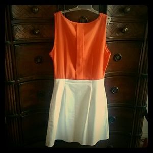 WEEKEND SALE Zara dresden orange and white