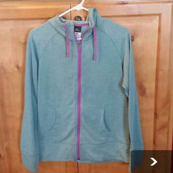 NIKE zip up hoodie sz L