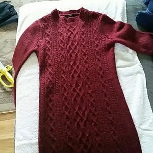 Forever 21 cable knit sweater dress