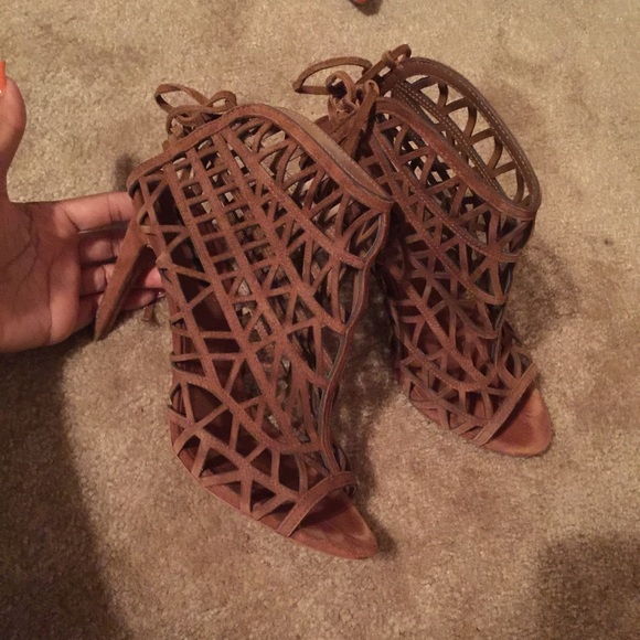 Zara Shoes - Caged Zara heels euro 41 Will be donated SOLD
