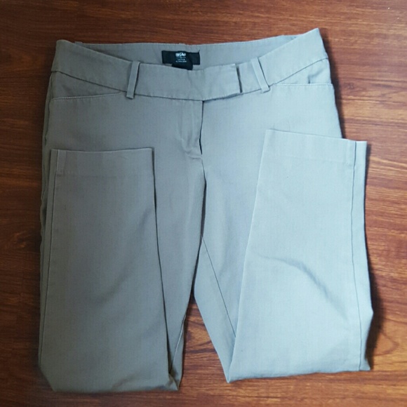 Mossimo khaki stretch ankle pants