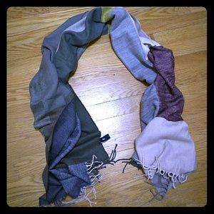 Multi neutral colored scarf