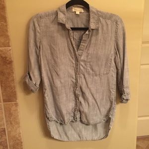 Cloth and stone grey button down shirt XS