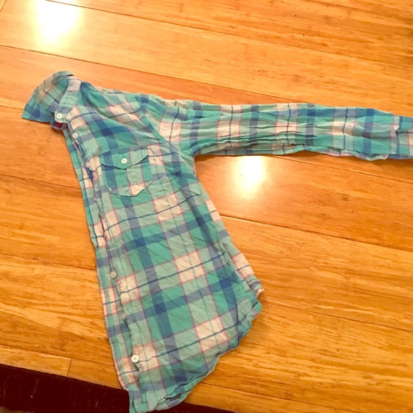 American eagle plaid shirt