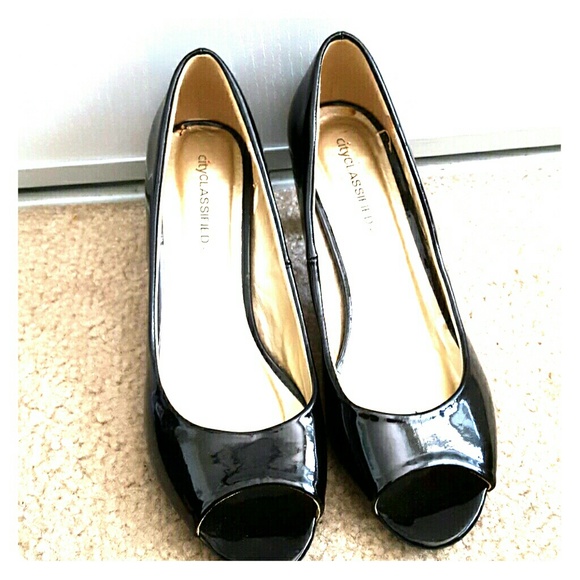 Open toe heels