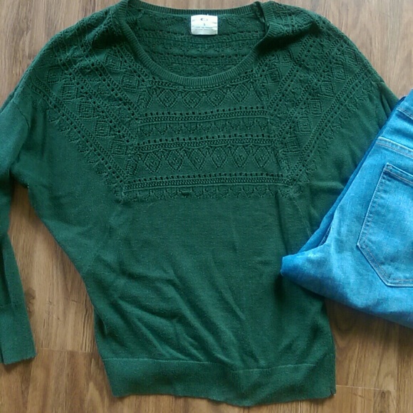 UO Crochet Sweater