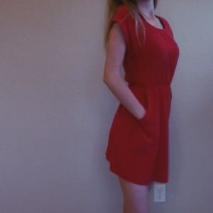 Minimalistic Red Dress
