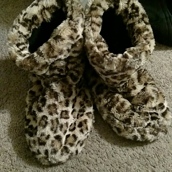 Cheetah Slipper Booties