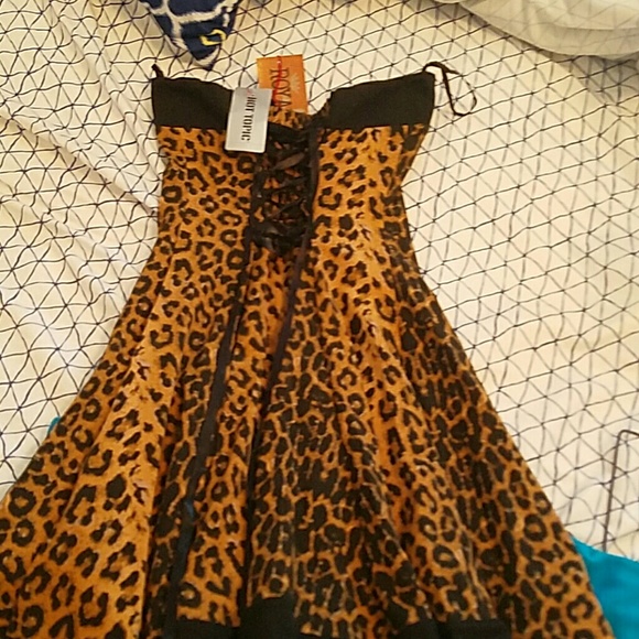 Hot topic cheetah dress.