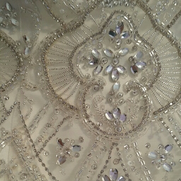 *SOLD* * HP !* Moonlight Couture Wedding Dress - Picture 2 of 4