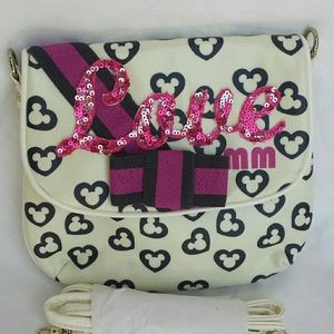 Disney Minnie Mouse MM Love Purse Bag