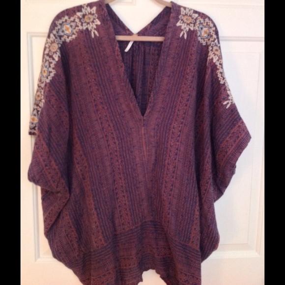 Free People Poncho Tunic