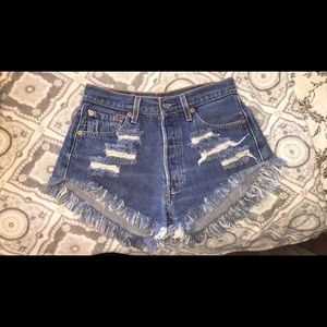 RUNWAYDREAMZ cheeky cut off shorts SIZE SMALL