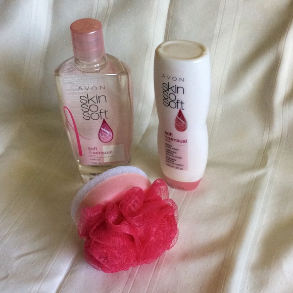Avon Skin So Soft - Soft & Sensual body oil & wash