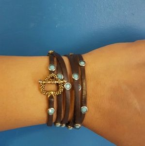 ShuShu leather bracelet