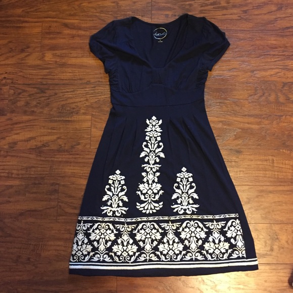 I.N.C Beautifully stitched blue dress
