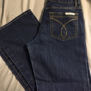 A pair of Calvin Klein jeans