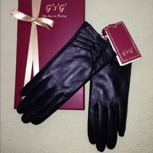 100% leather women's gloves