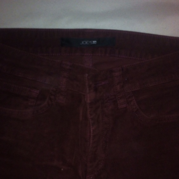 Joes burgundy cordoruy
