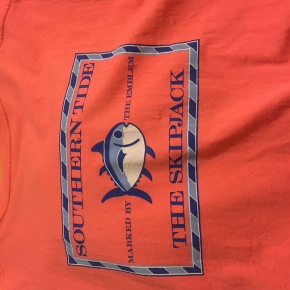 coral southern tide tee shirt
