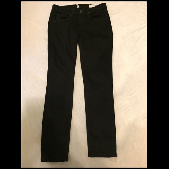 Rag & bone skinny jeans in coal.