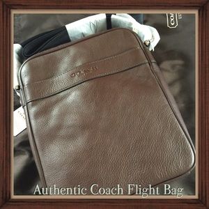 Authentic Coach Mahogany Flight Bag p/m#13