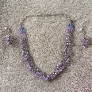 Necklace and earrings