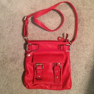 Red medium cross body bag!