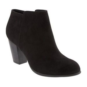 Faux Suede ankle boots