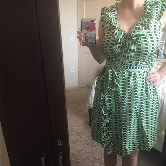 classic kate spade wrap dress