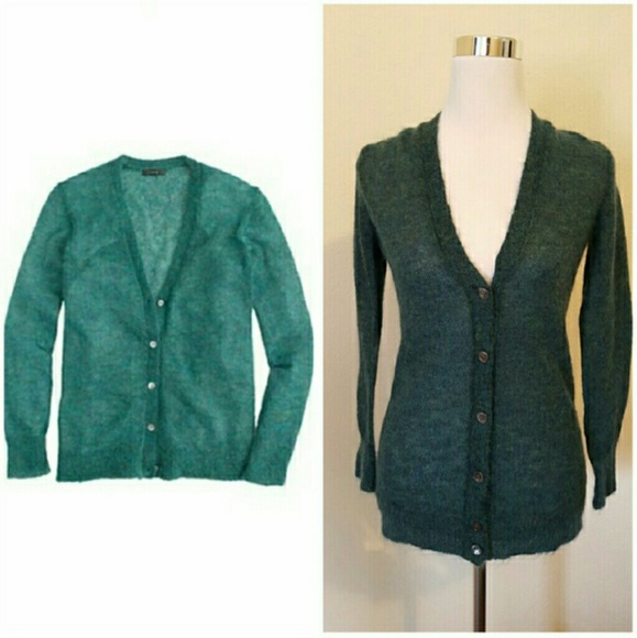 J. Crew Mohair Cardigan