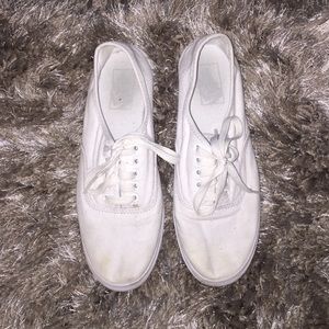 Women's white Vans