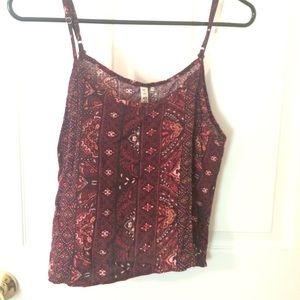Boho crop top